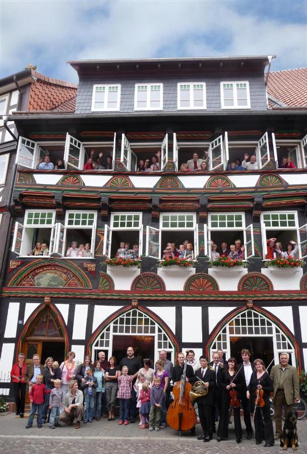 Fachwerk-Kultur-Pension Tangobruecke Einbeck Buitenkant foto