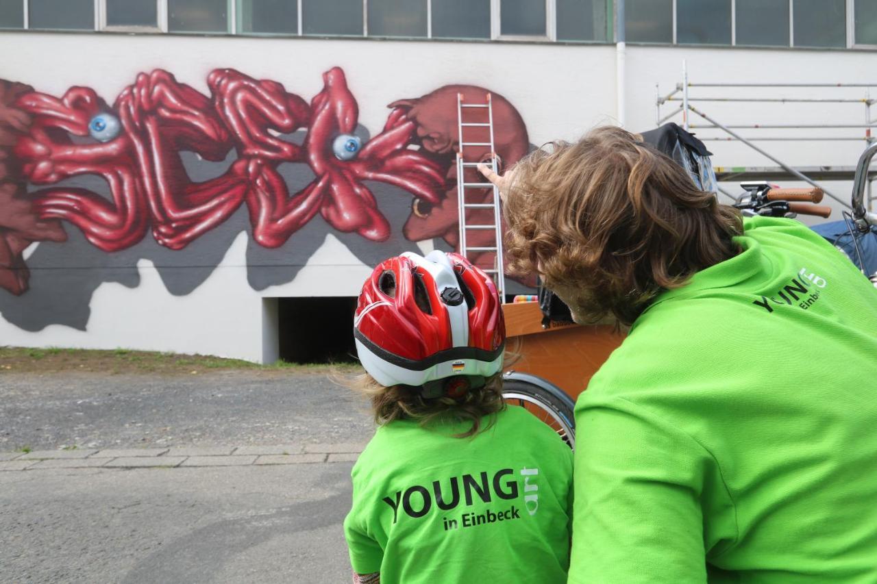 Fachwerk-Kultur-Pension Tangobruecke Einbeck Buitenkant foto