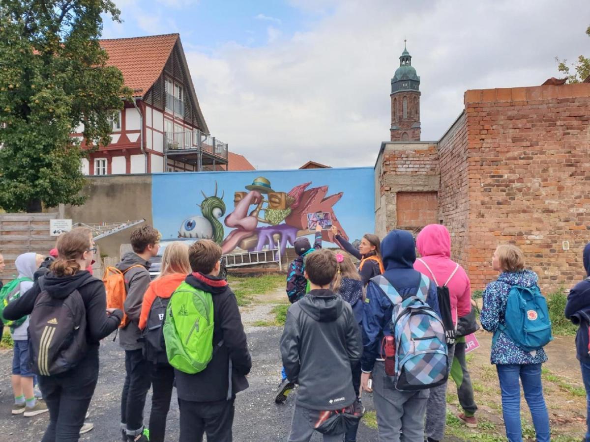 Fachwerk-Kultur-Pension Tangobruecke Einbeck Buitenkant foto