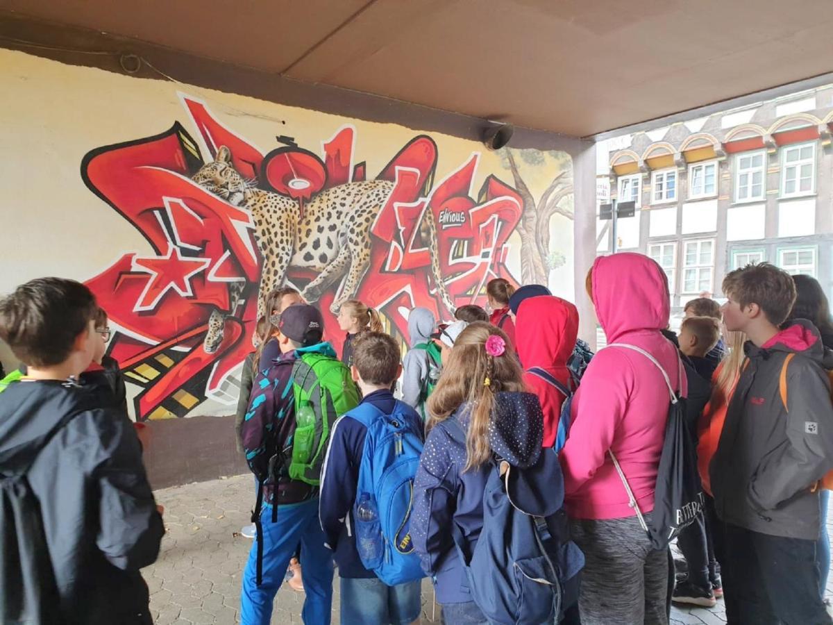 Fachwerk-Kultur-Pension Tangobruecke Einbeck Buitenkant foto