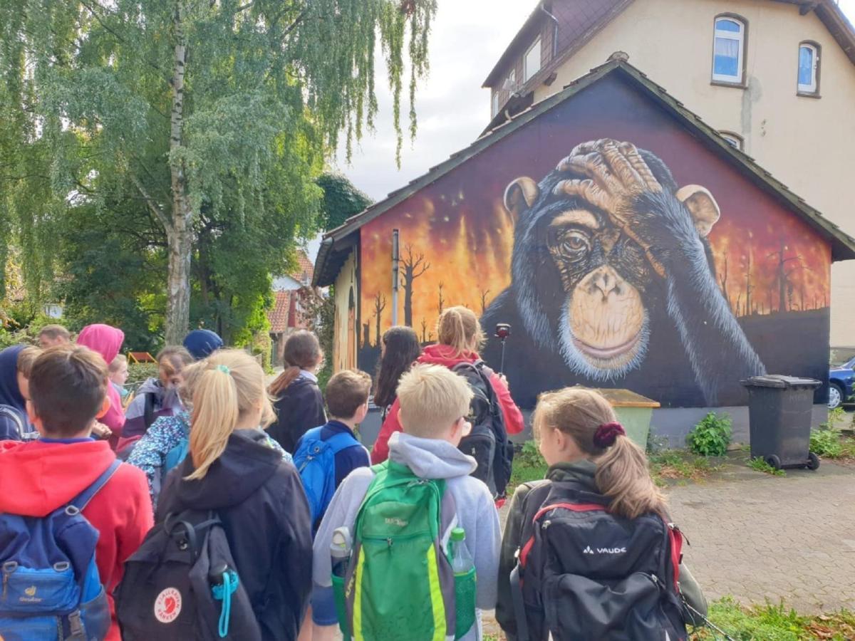 Fachwerk-Kultur-Pension Tangobruecke Einbeck Buitenkant foto