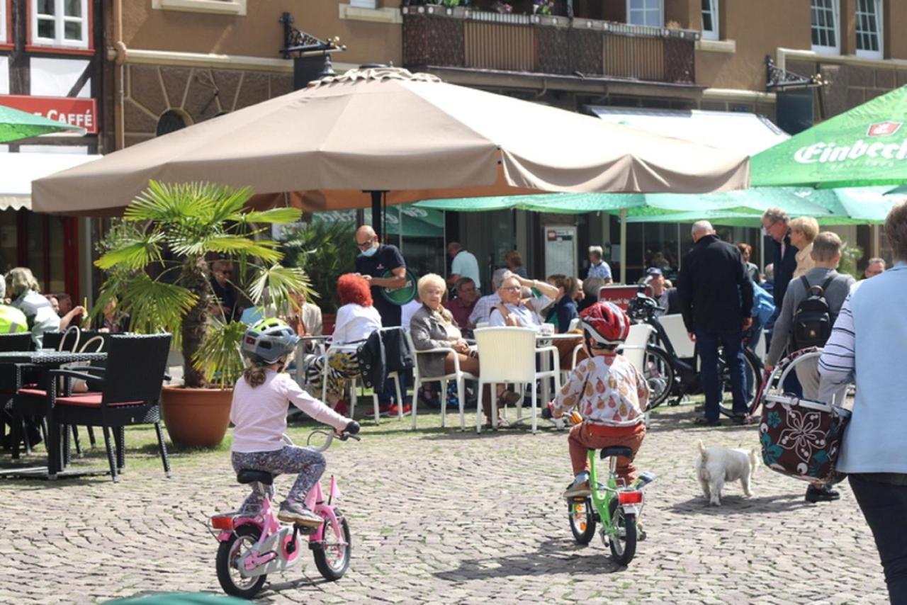 Fachwerk-Kultur-Pension Tangobruecke Einbeck Buitenkant foto